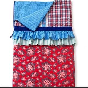 Matilda Jane Bed of Roses Sleeping Bag and Matching Duffle Bag NWT, Red Floral